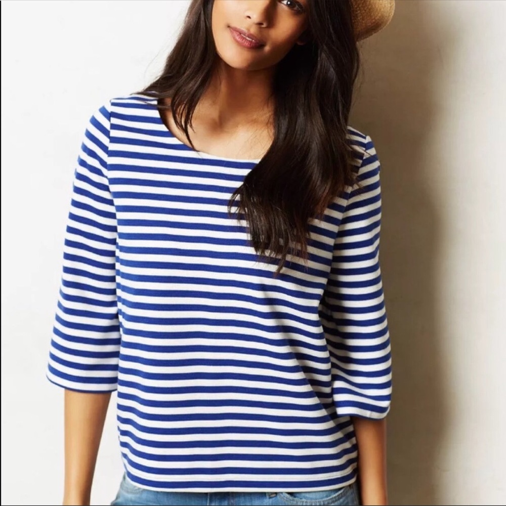 Anthropologie Postmark Genoa Striped top